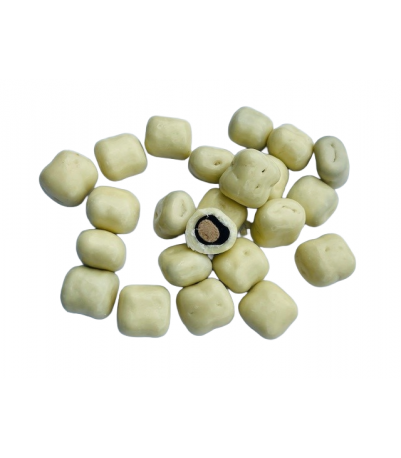 Lakridskugler Hvid Chokolade 1 kg.
